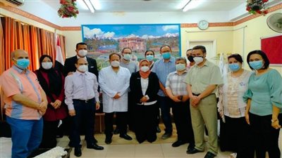 تعافي وكيل وزارة الصحة بسوهاج وخروجها من عزل مستشفي سوهاج العام