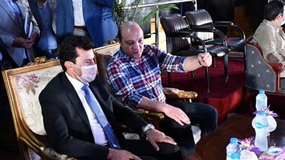 وزير الرياضة يشهد بروفة افتتاح بطولة كأس العالم للجمباز الفني باستاد القاهرة