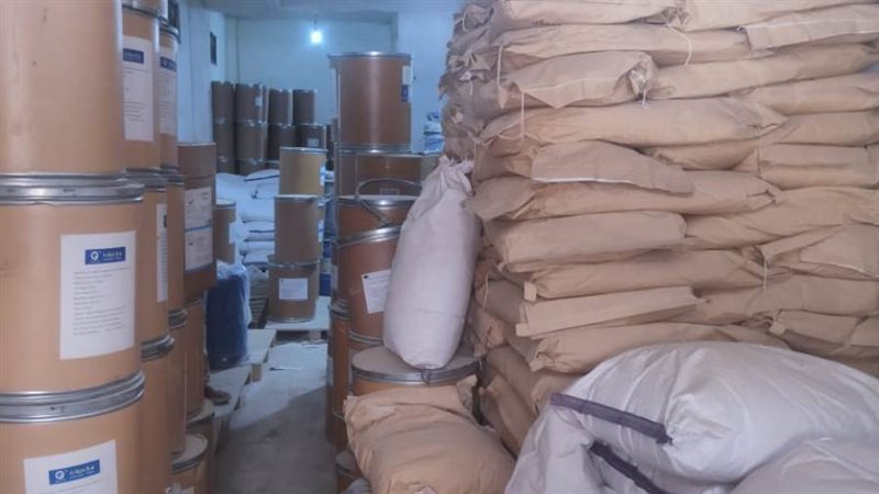 جانب من ضبطية الأدوية