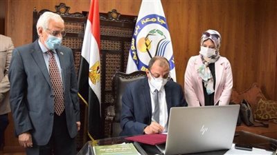 بروتوكول بين جامعة بنى سويف ومركز علوم الفضاء لغرب آسيا