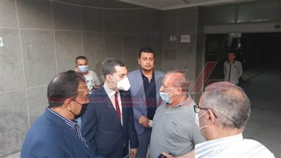 البشبيشي: يطمئن على المصابين في حريق كفر الشيخ