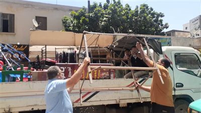 رفع ٤٠٠ حالة إشغال طريق فى حملة مكبرة بالبحيرة 