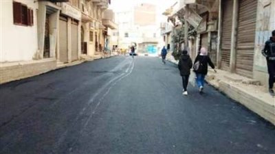 بتكلفة 2 مليون و950  ألف جنيه رفع كفاءة الطرق الداخلية ببلبيس