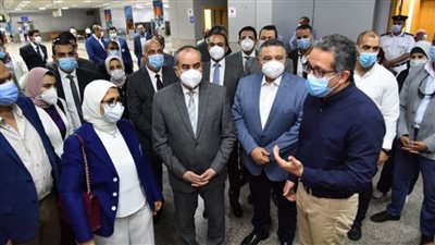 ٣ وزراء يتفقدون الحجر الصحي بمطار الغردقة الدولي
