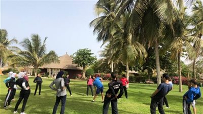 تدريبات بدنية لمنتخب التايكوندو استعدادا للبطولة الأفريقية بالسنغال