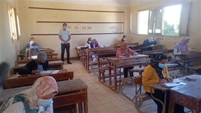 انتظام سيرامتحانات الشهادة الإعدادية العامة بالبحيرة