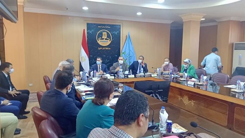 اجتماع محافظ كفرالشيخ