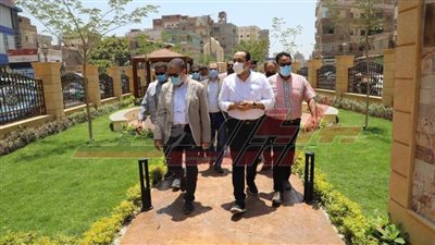 ضمن الاحتفالات بالعيد القومي.. محافظ المنوفية يفتتح حديقة 
