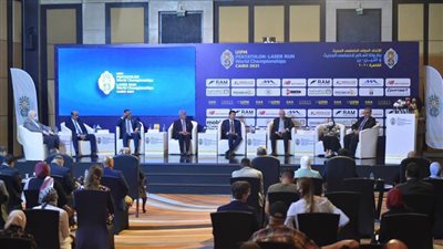 بالصور.. تفاصيل المؤتمر الصحفي لاستضافة بطولة العالم للخماسي الحديث