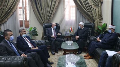 مفتي الجمهورية يستقبل وفدًا فلسطينيًّا.. ويؤكد على الدور المصري الداعم للقدس