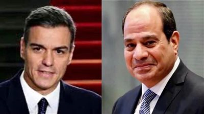 الرئيس السيسى يتلقى اتصال هاتفي من رئيس وزراء إسبانيا