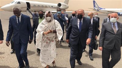 وزيرا الخارجية والرى يصلان إلى الخرطوم