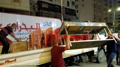 رفع ١٢١٠حالات إشغال طريق فى حملة مكبرة بالبحيرة 