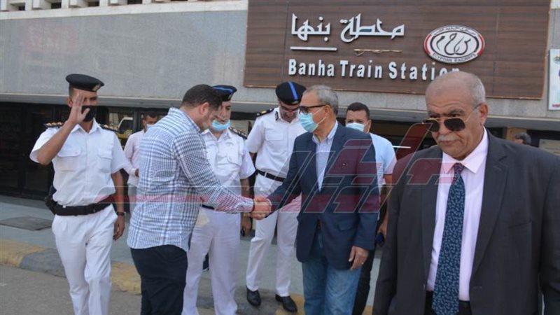 محافظ القليوبية بمحطة