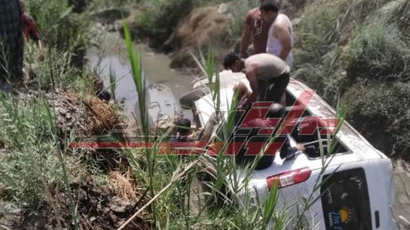 انقلاب سيارة بترعة