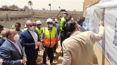 وزيرالتنمية المحلية ومحافظ بني سويف يتفقدان مشروعات 