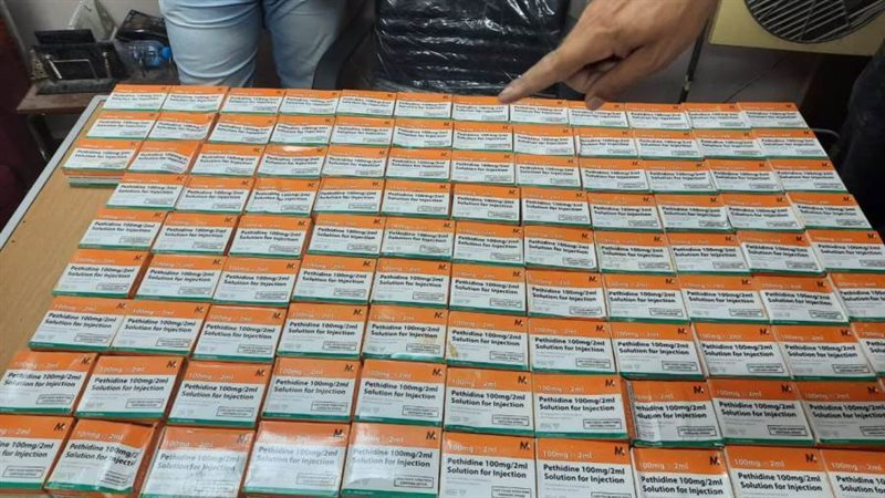 جانب من المضبوطات