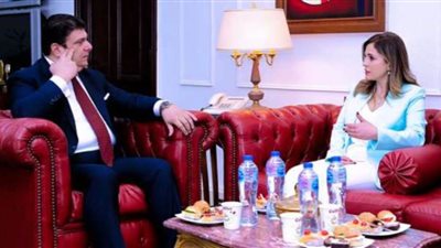 زين يصطحب وزيرة الإعلام اللبنانى في جولة بماسبيرو