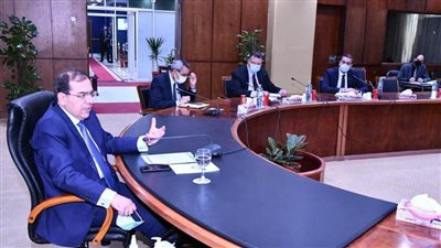  وزير البترول  يستقبل وفد شركة إيمرسون العالمية