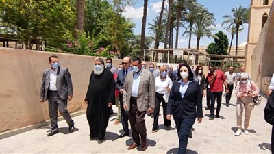 محافظ البحيرة ونائب وزير السياحة والآثار يتفقدان مسار العائلة المقدسة