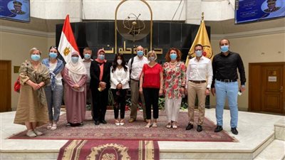 وفد لجامعة أورادى الرومانية يزور جامعة حلوان