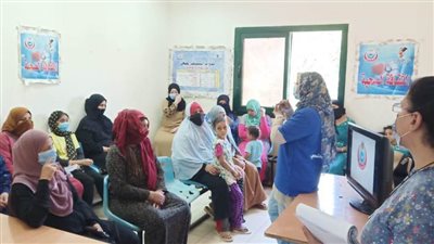  صحة المنيا تنظم قافلة طبية بقرية منشأة الدهب القبلية