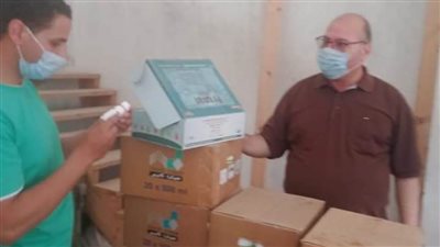 ضبط ٤٣ طن ملح وجبنة وعسل مجهول المصدر بدمنهور