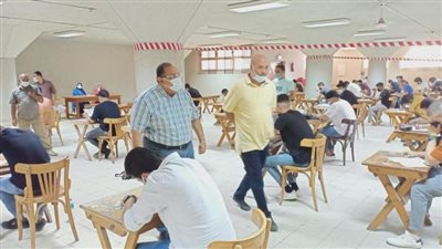 إجراءات احترازية مشددة بامتحانات جامعة حلوان