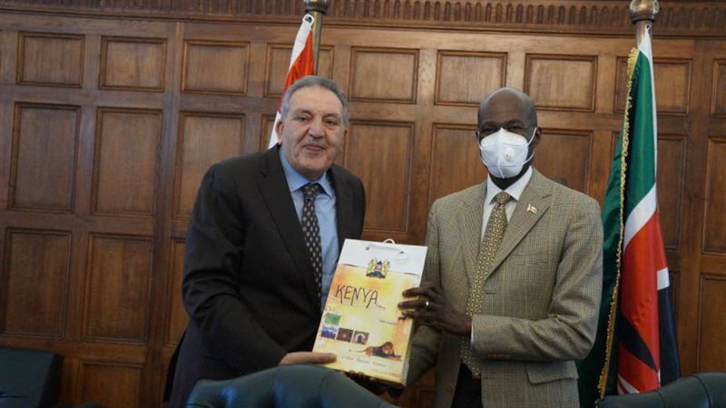 استقبال سفير كينيا