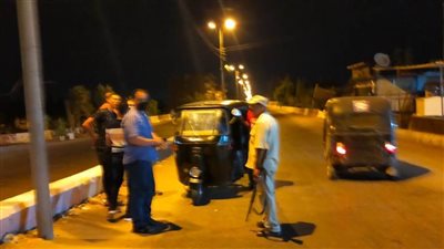 تحرير ٦٢ محضر عدم ارتداء كمامة في حملة بالبحيرة