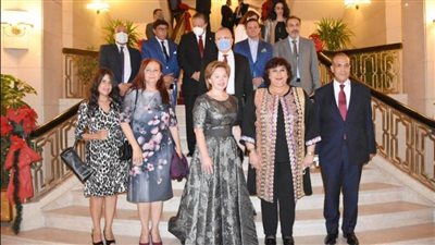 وزيرة الثقافة ونائبة وزير الثقافة الروسي تطلقان فعاليات عام التبادل الإنساني