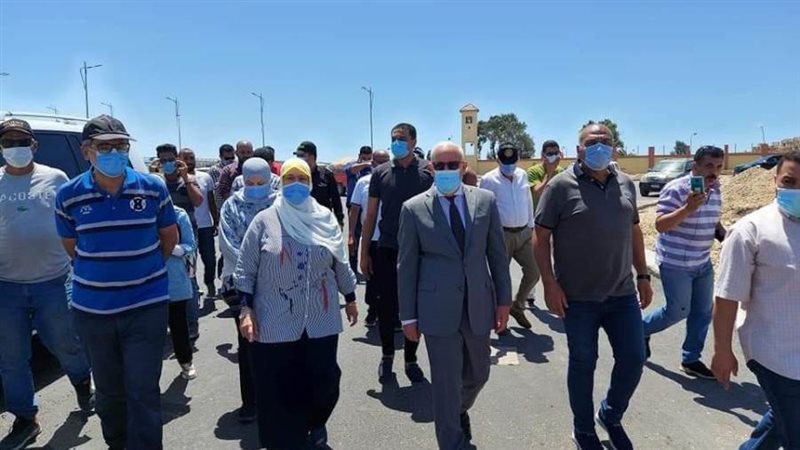 محافظ بورسعيد خلال