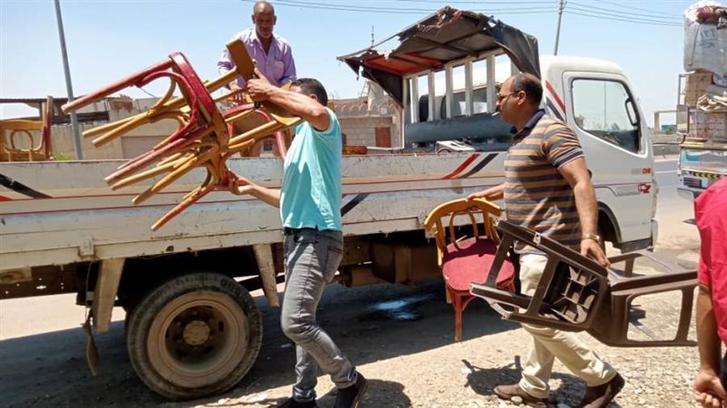 رفع الاشغالات و التعديات