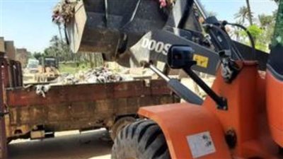 رفع 350 طن مخلفات بالجيزة