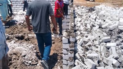 إزالة 11 حالة تعدٍ على الأراضى الزراعية بالبحيرة 