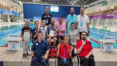 الشباب والرياضة: استقبال رسمي لبعثة منتخب السباحة البارالمبي بمطار القاهرة