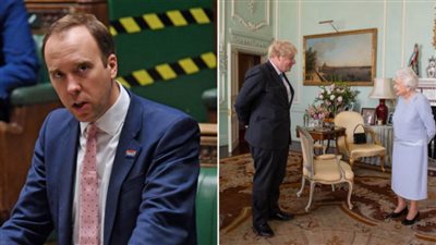 عاجل| ملكة بريطانيا تصف وزير الصحة بالفقير ورئيس الوزراء يرد بسخرية