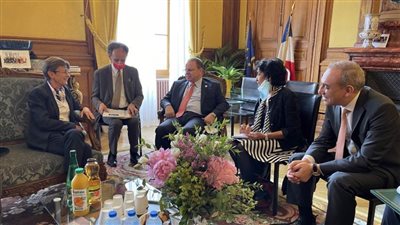 النائب العام يلتقي نظيره الفرنسي بباريس