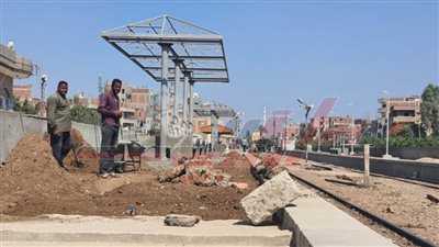 إحلال وتجديد محطة قطار شباس بكفر الشيخ