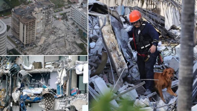 المبنى المنهار