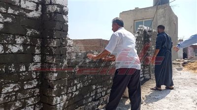 إزالة الإشغالات والتعديات بمدينة كفر الشيخ