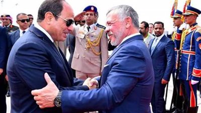 الرئيس السيسي: أمن الأردن جزء لا يتجزأ من الأمن القومي المصري