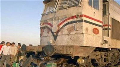 عاجل|السكة الحديد: اصطدام قطار 