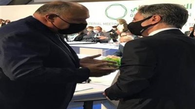 شكري ونظيره الأمريكي يتناولان عددا من الملفات وعلى رأسها سد النهضة