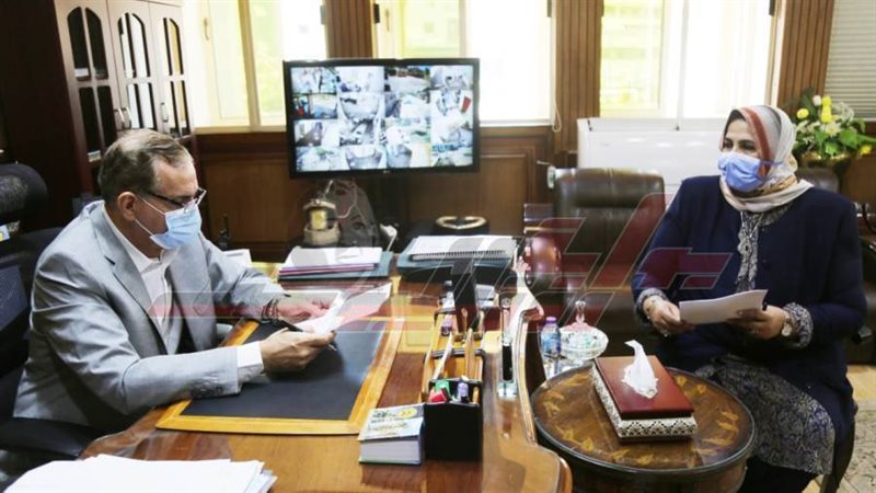 محافظ كفرالشيخ ووكيلة