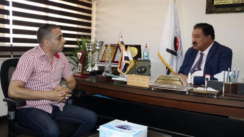 مطيع فخر الدين أثناء