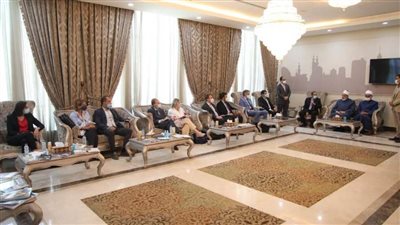 مركز الأزهر العالمي للرصد والفتوى الإلكتروني يستقبل وفد ممثلي الاتحاد الأوروبي
