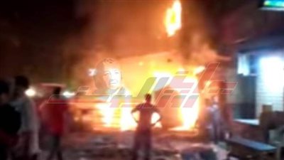 إخماد حريق هائل بمخبز في شبرا الخيمة 