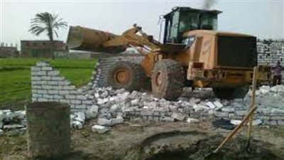 محافظ الغربية: إزالة 24 حالة تعد على الأراضي الزراعية وأملاك الدولة