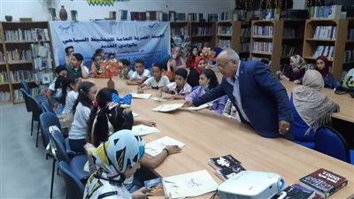 سياحة الوادي الجديد تحتفل بذكرى 30 يونيو بمكتبة مصر العامة